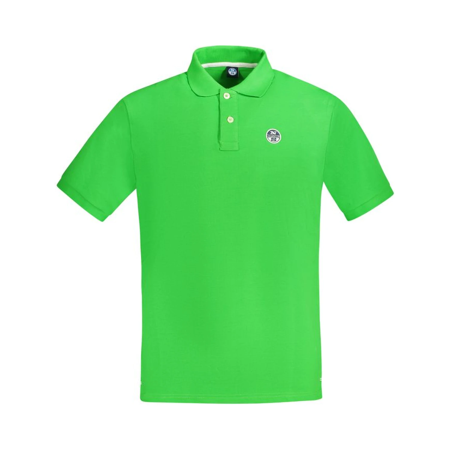 Green Cotton Polo Shirt