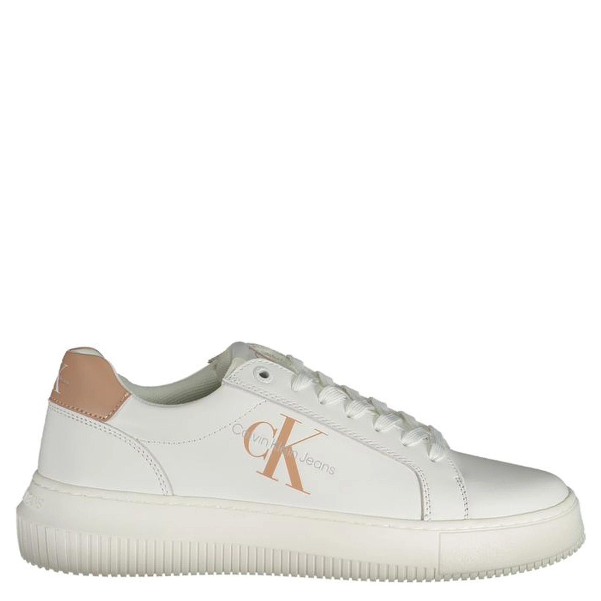 White Polyester Sneaker