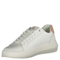 White Polyester Sneaker