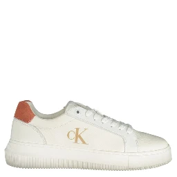 White Polyester Sneaker