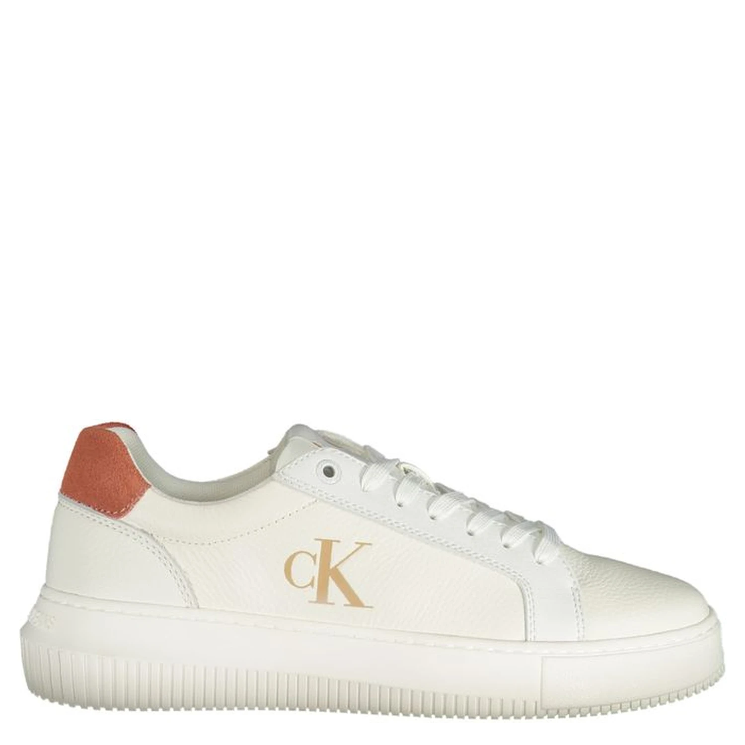 White Polyester Sneaker