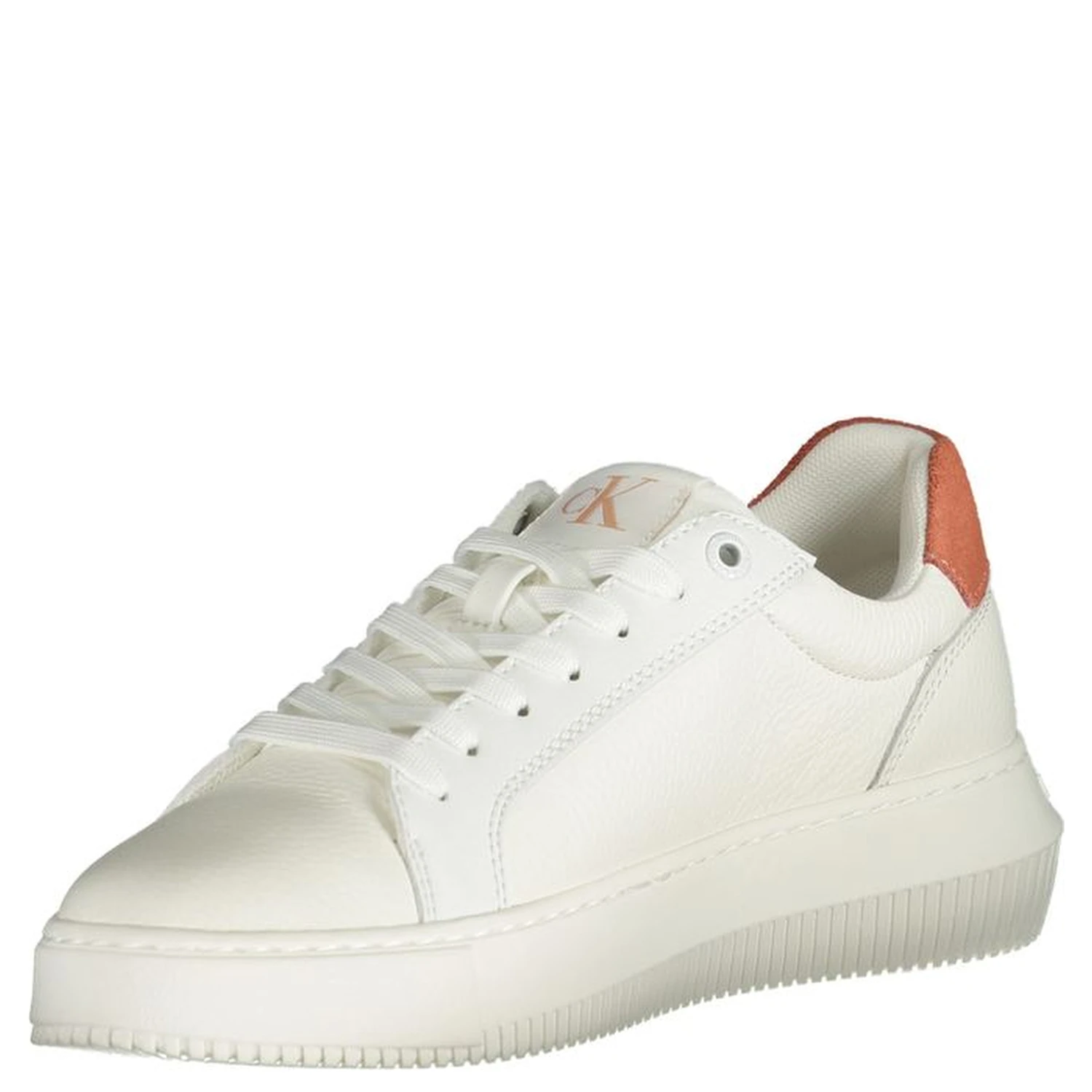 White Polyester Sneaker