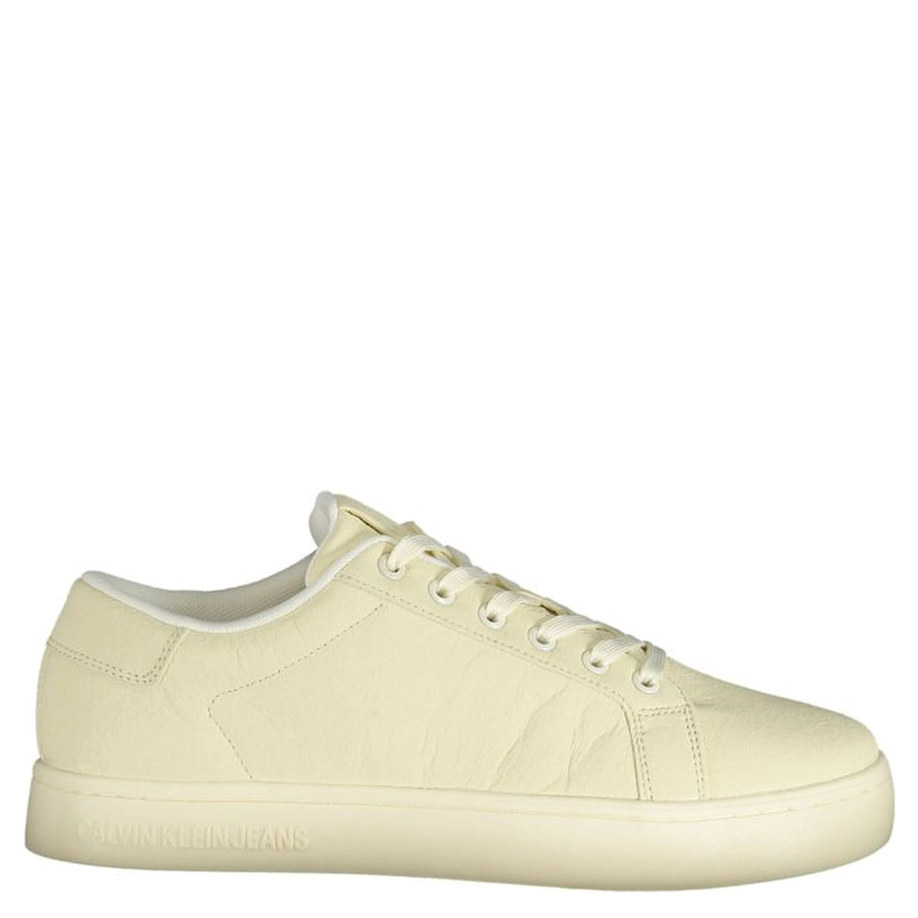 White Polyester Sneaker