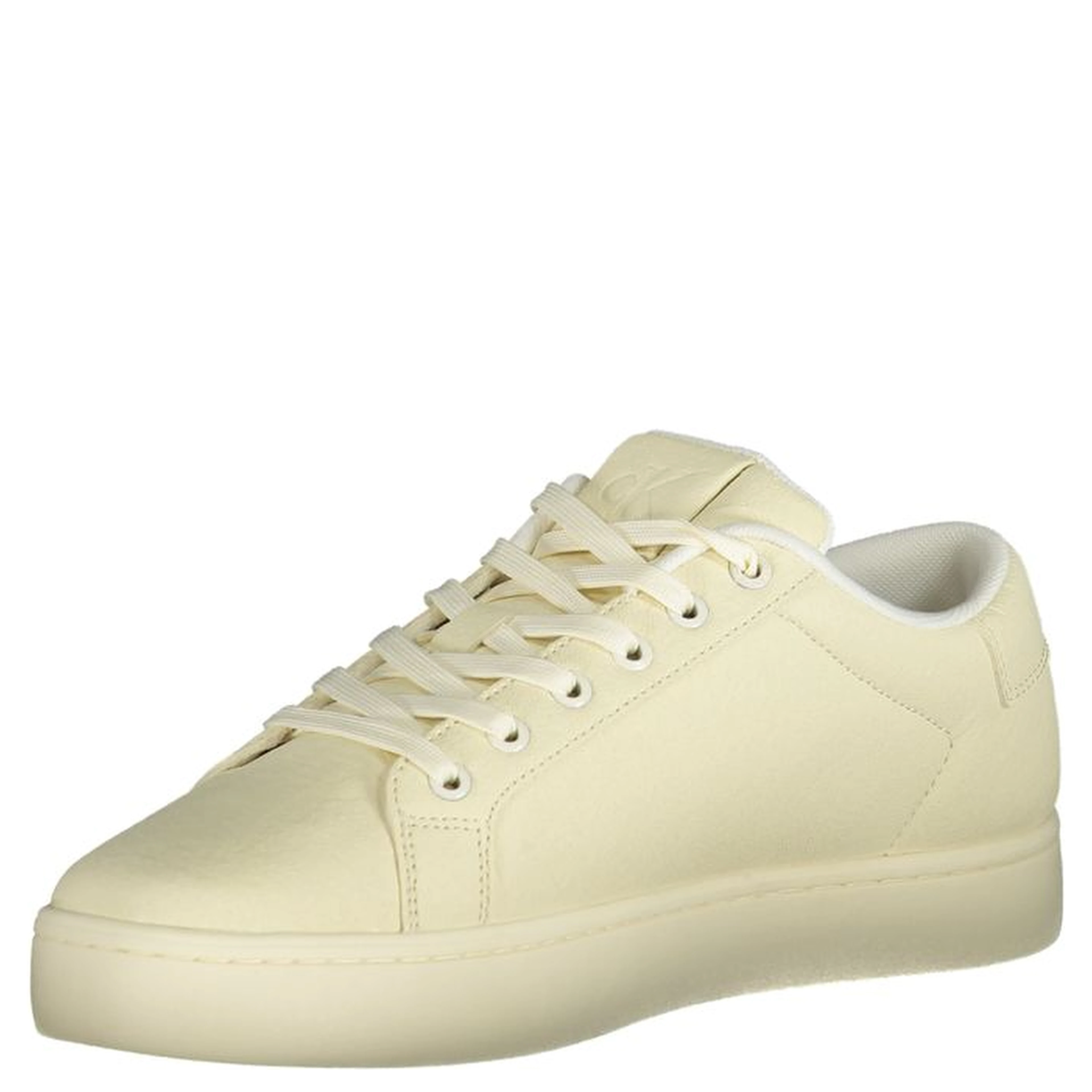 White Polyester Sneaker