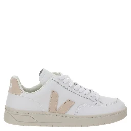 White Rubber Low Top Sneakers