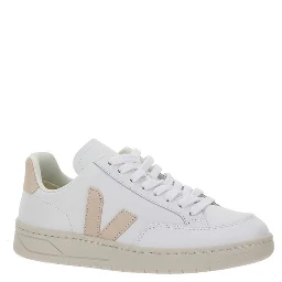 White Rubber Low Top Sneakers