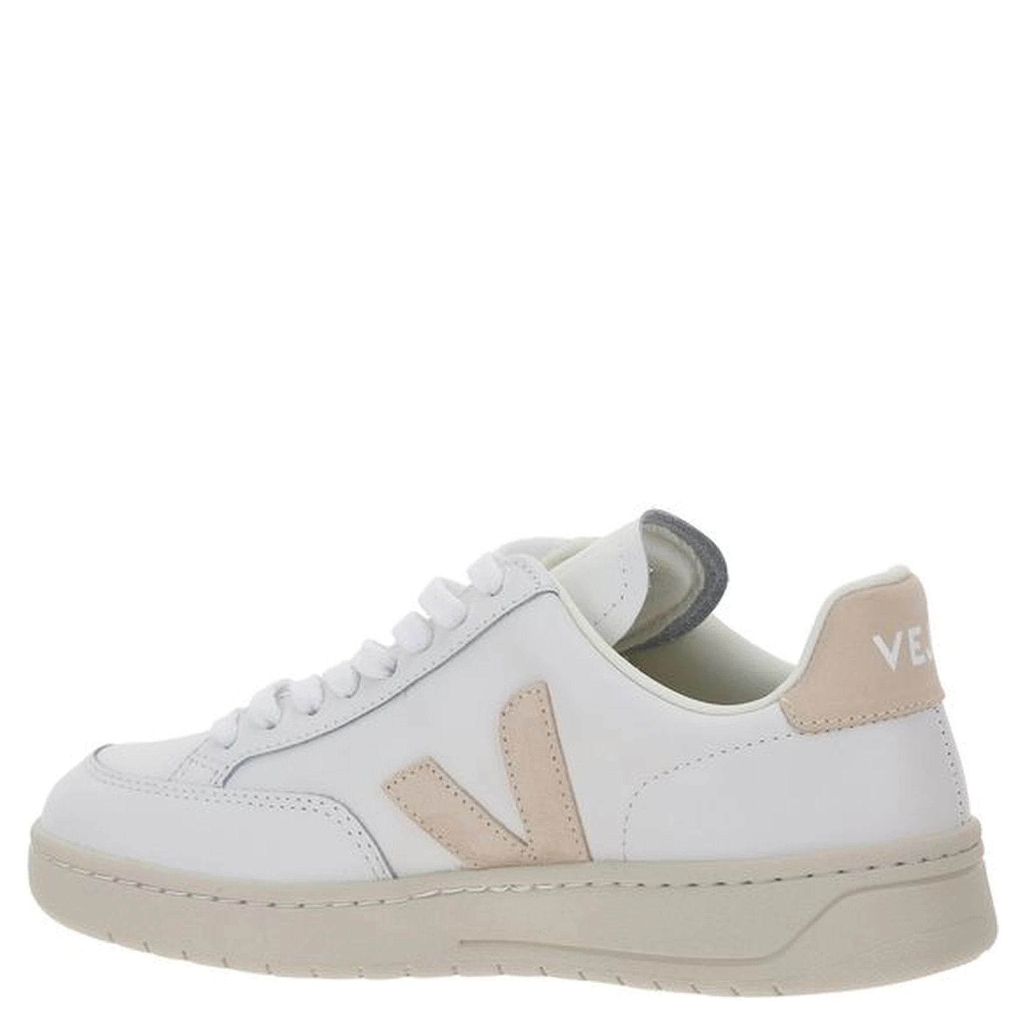 White Rubber Low Top Sneakers
