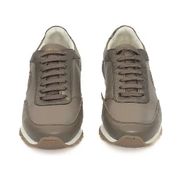 Beige Cowhide Sneaker