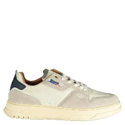 White Polyester Sneaker