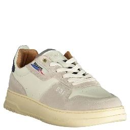 White Polyester Sneaker
