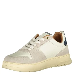 White Polyester Sneaker