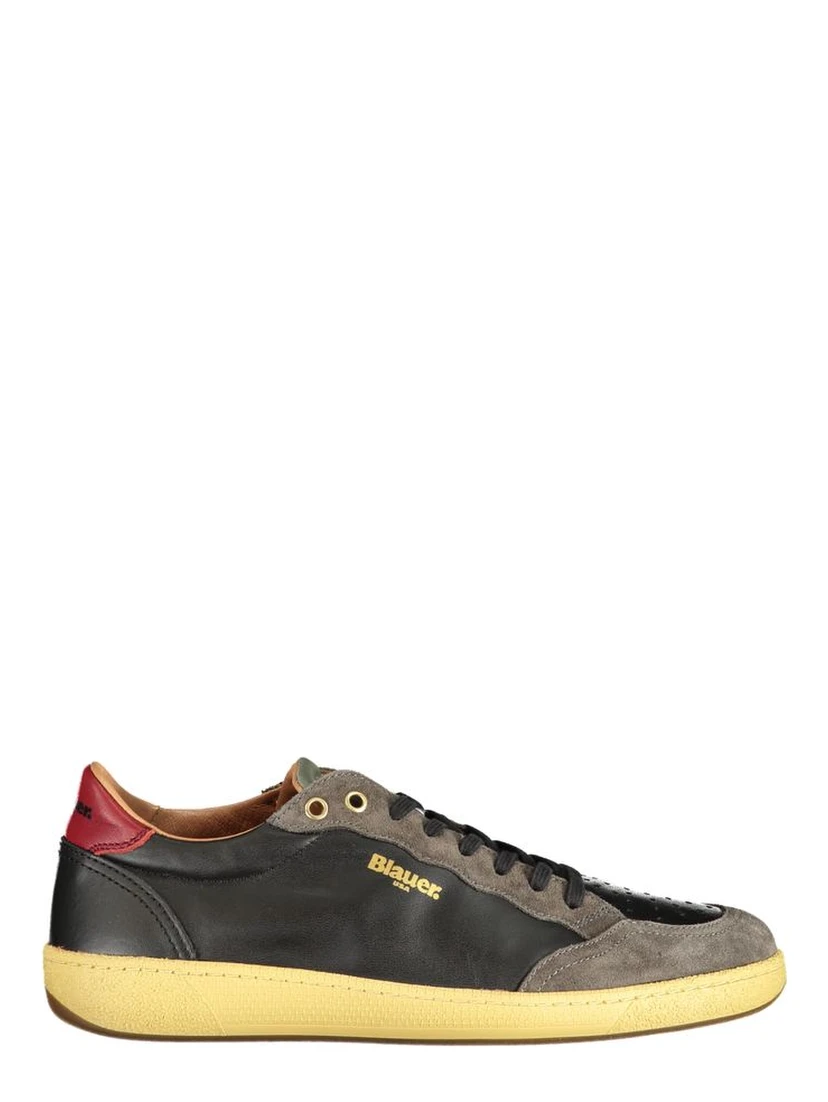 Black Polyester Sneaker