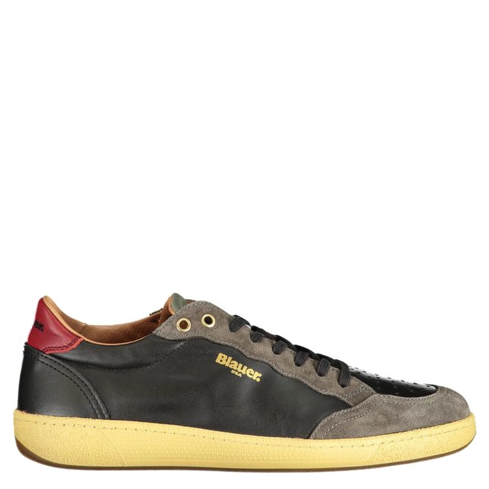 Black Polyester Sneaker