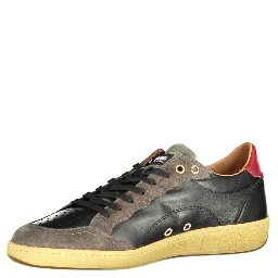 Black Polyester Sneaker
