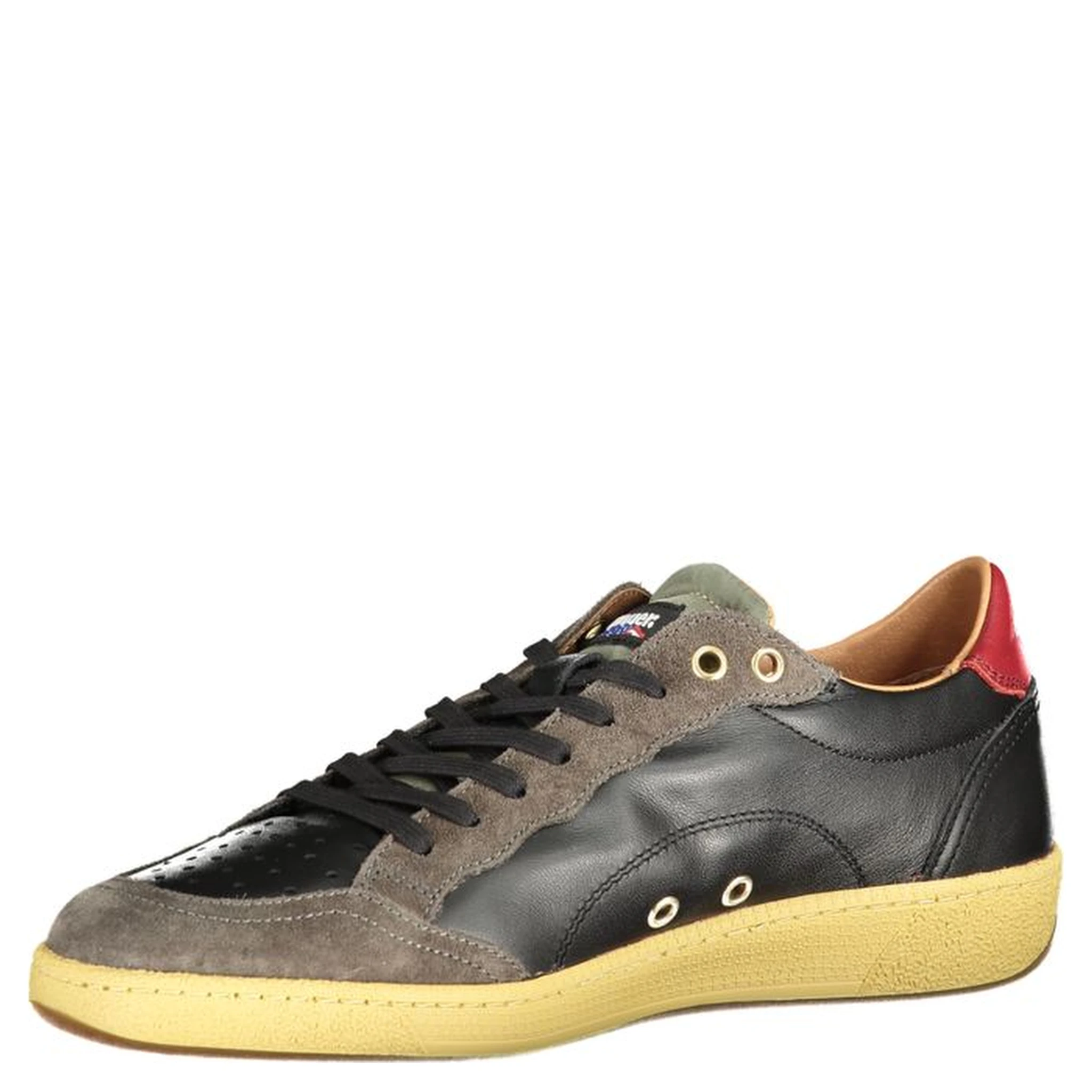 Black Polyester Sneaker