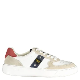 White Polyester Sneaker