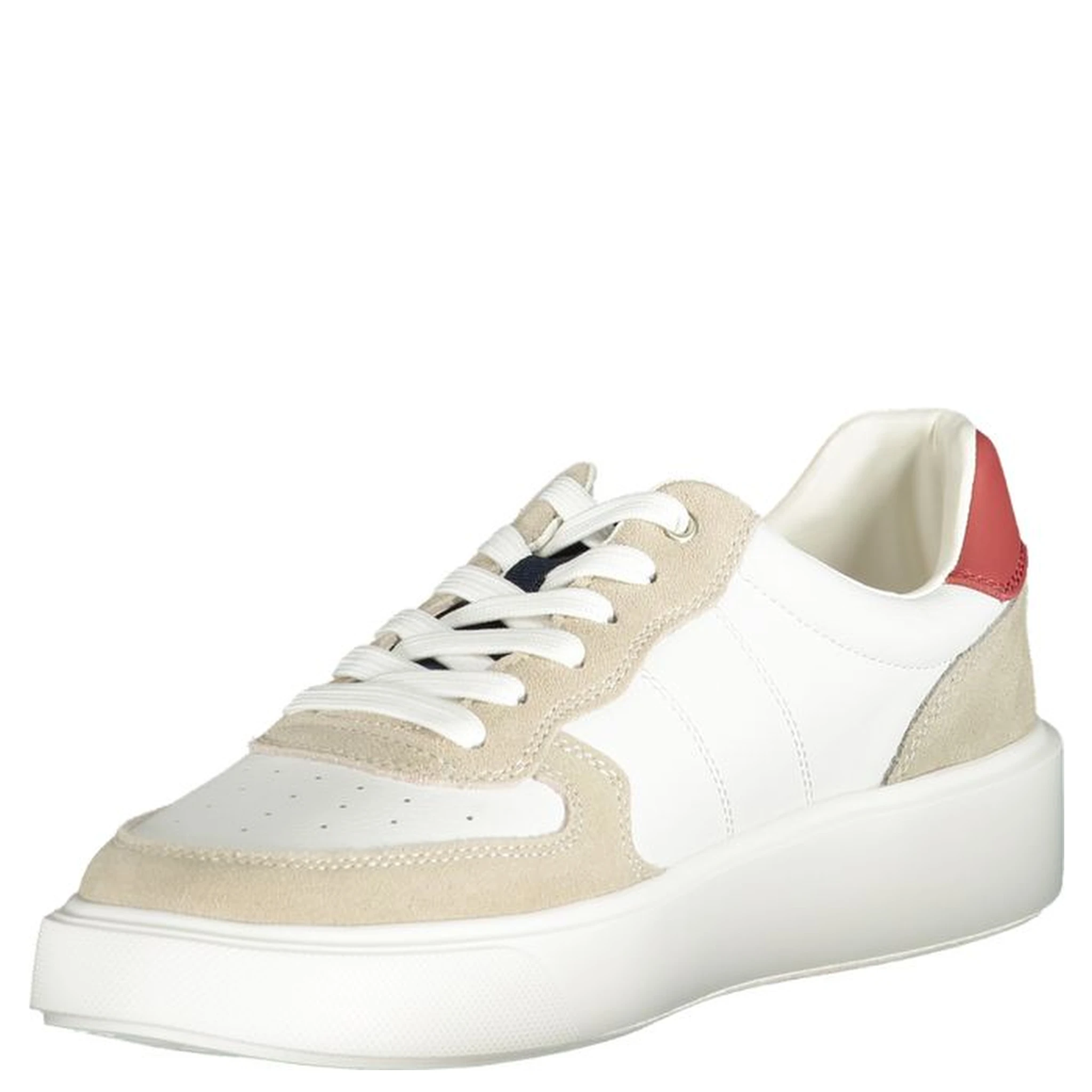 White Polyester Sneaker