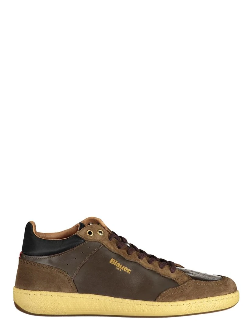Brown Polyester Sneaker