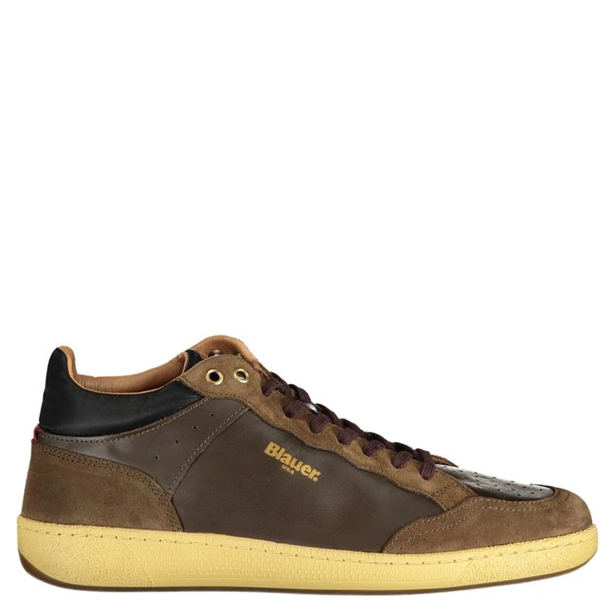Brown Polyester Sneaker