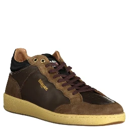Brown Polyester Sneaker