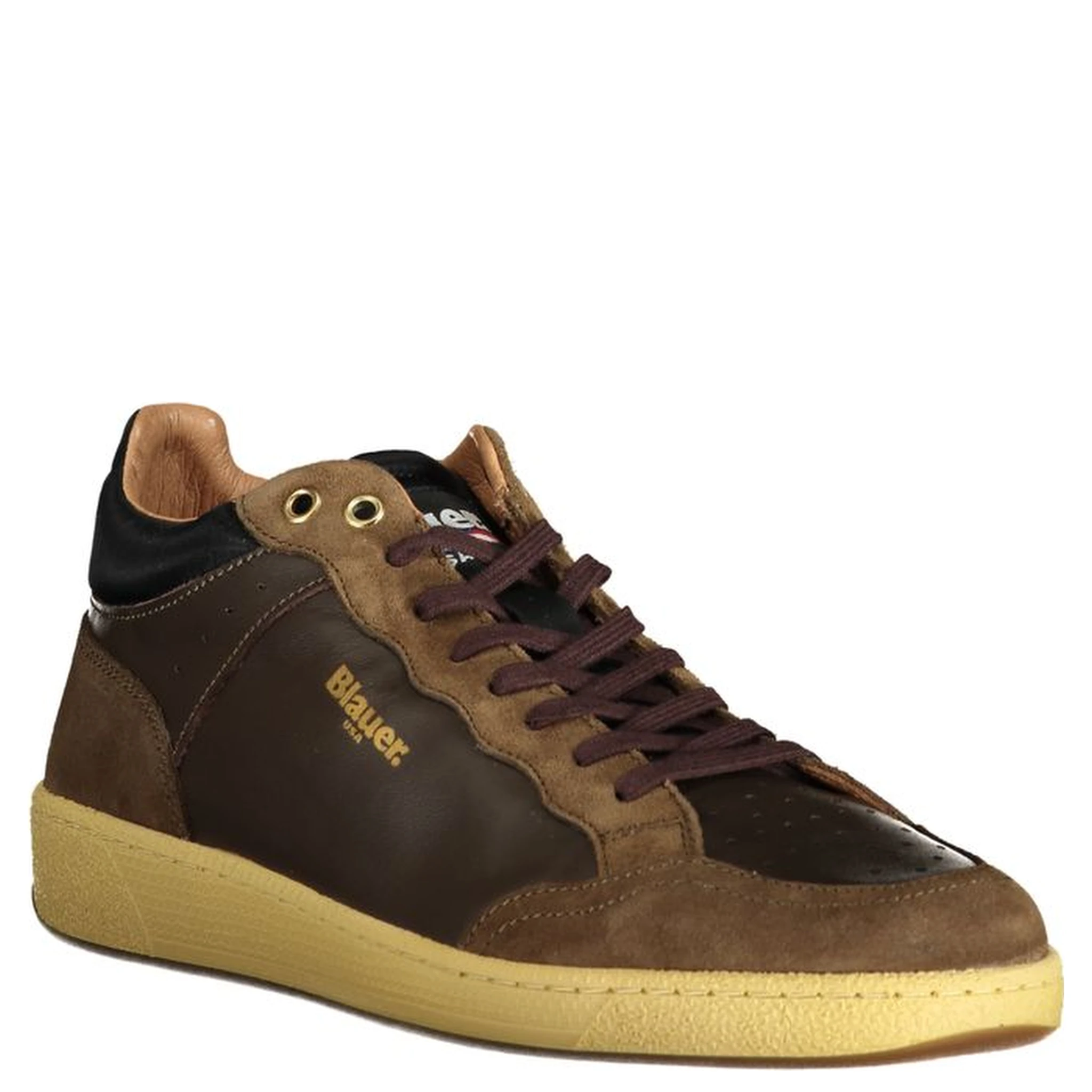 Brown Polyester Sneaker