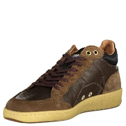 Brown Polyester Sneaker