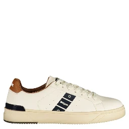 White Polyester Sneaker