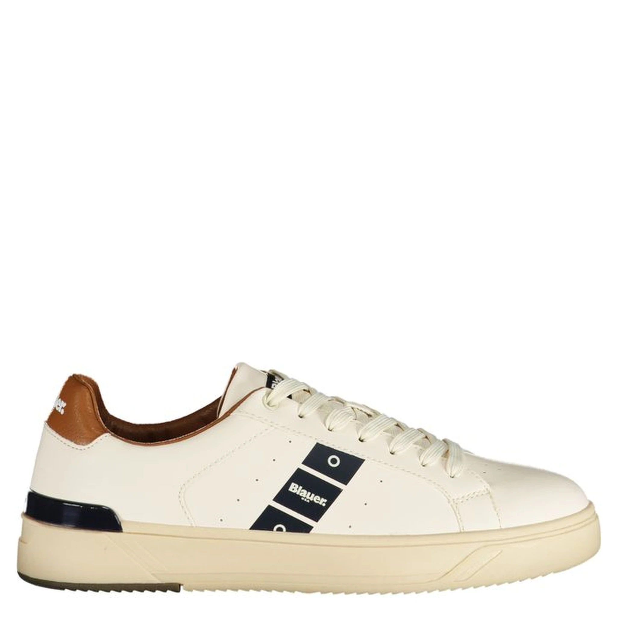 White Polyester Sneaker