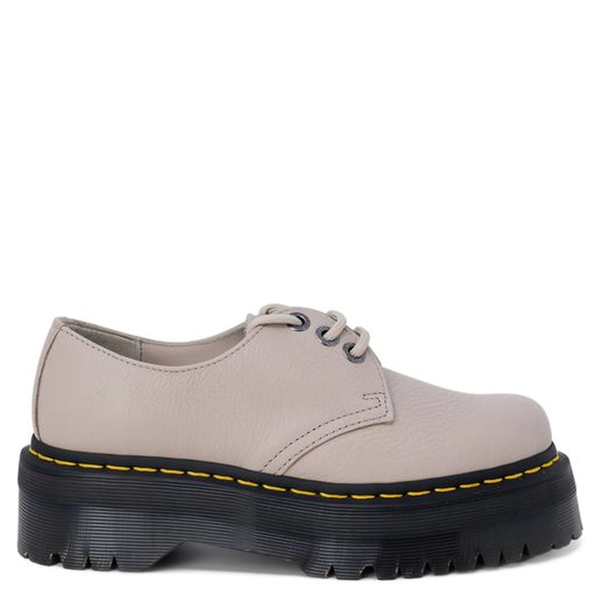 Purple Leather Lace-Up Boots