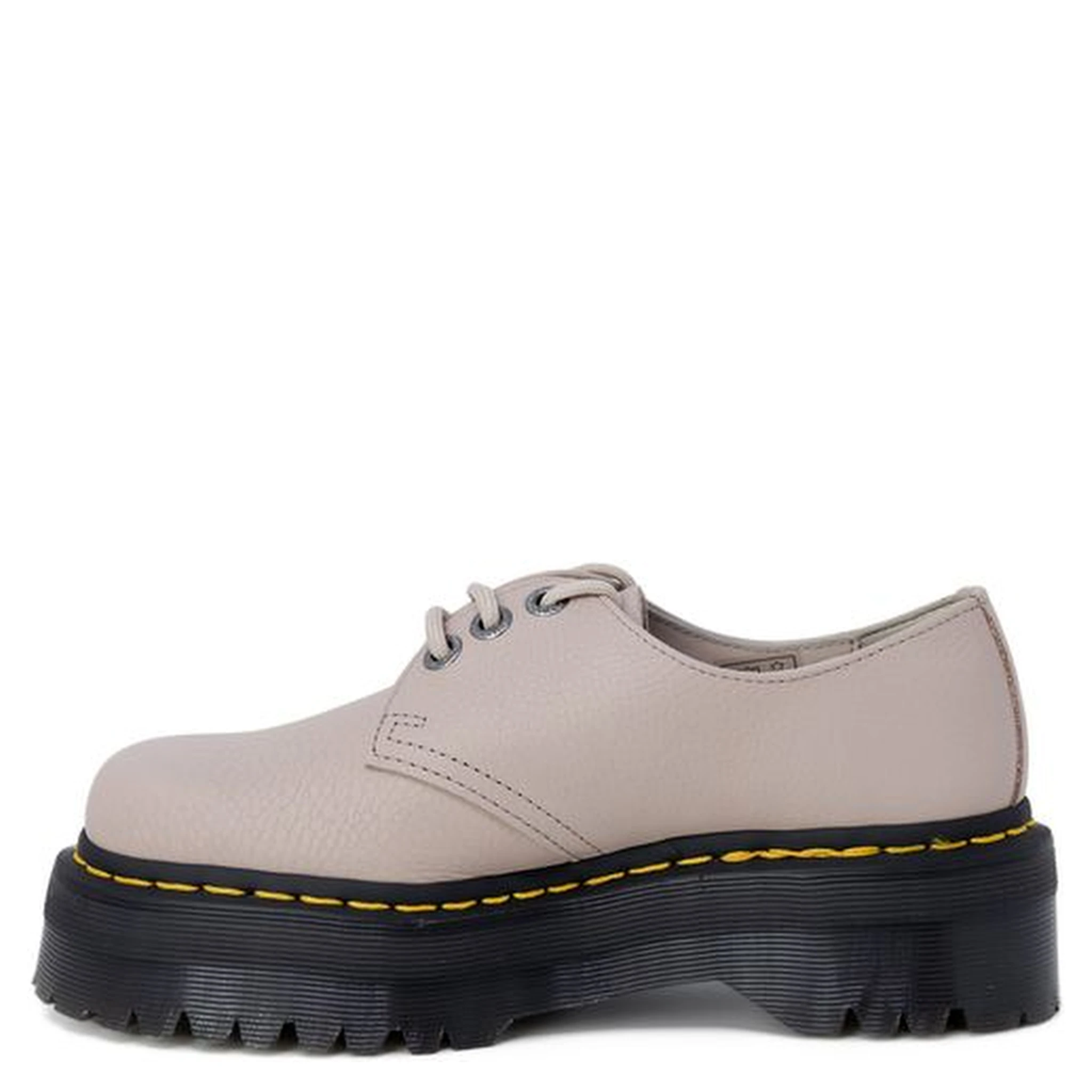 Purple Leather Lace-Up Boots