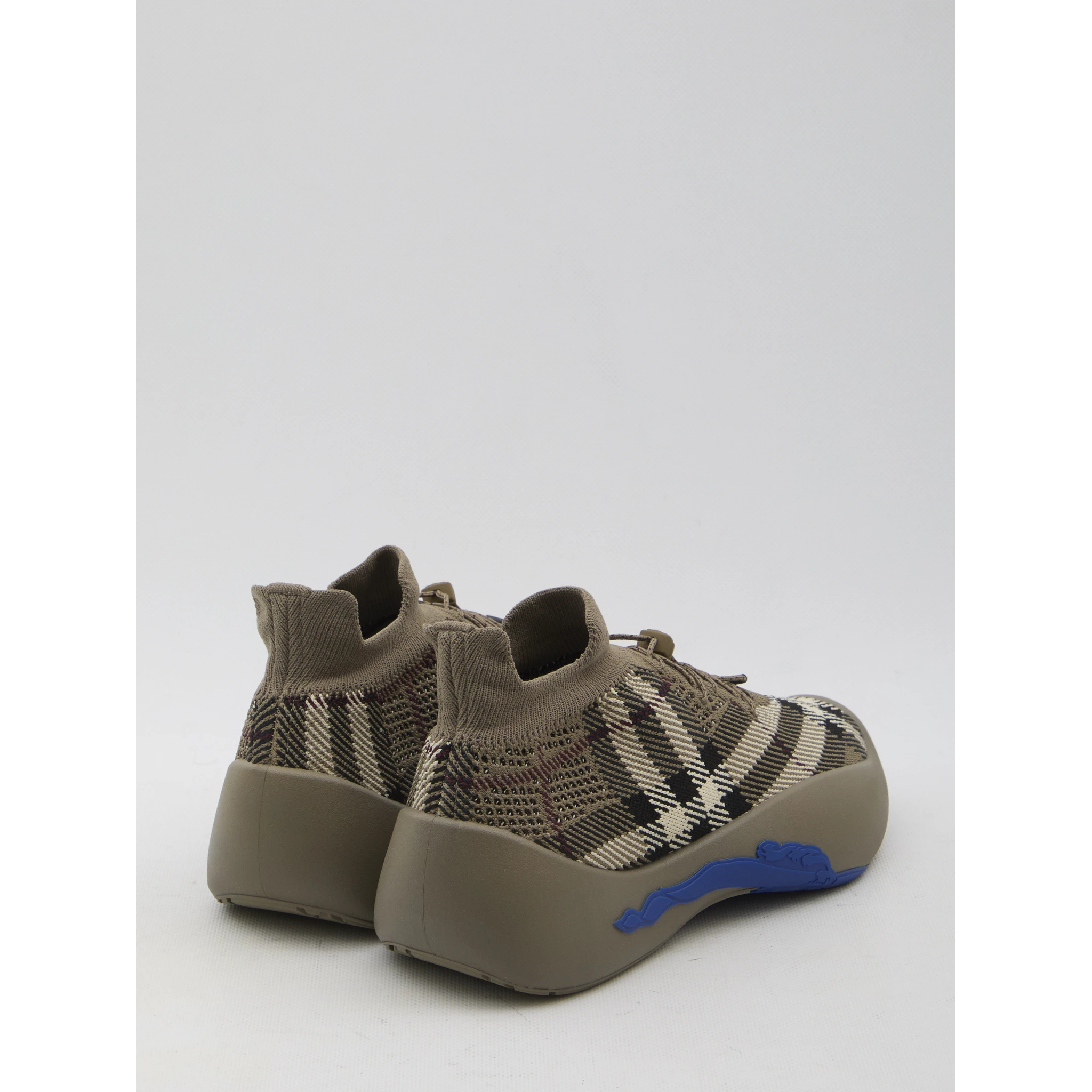 Check knit Neptune sneakers