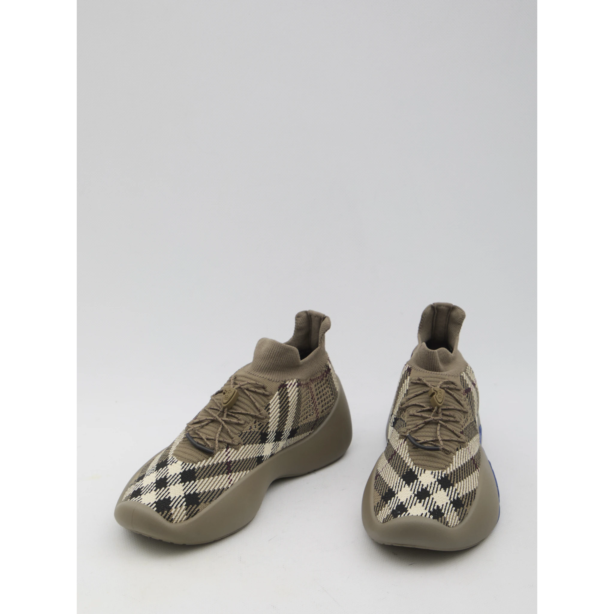 Check knit Neptune sneakers