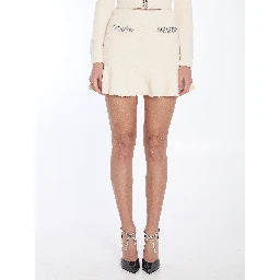 Soft knit mini skirt