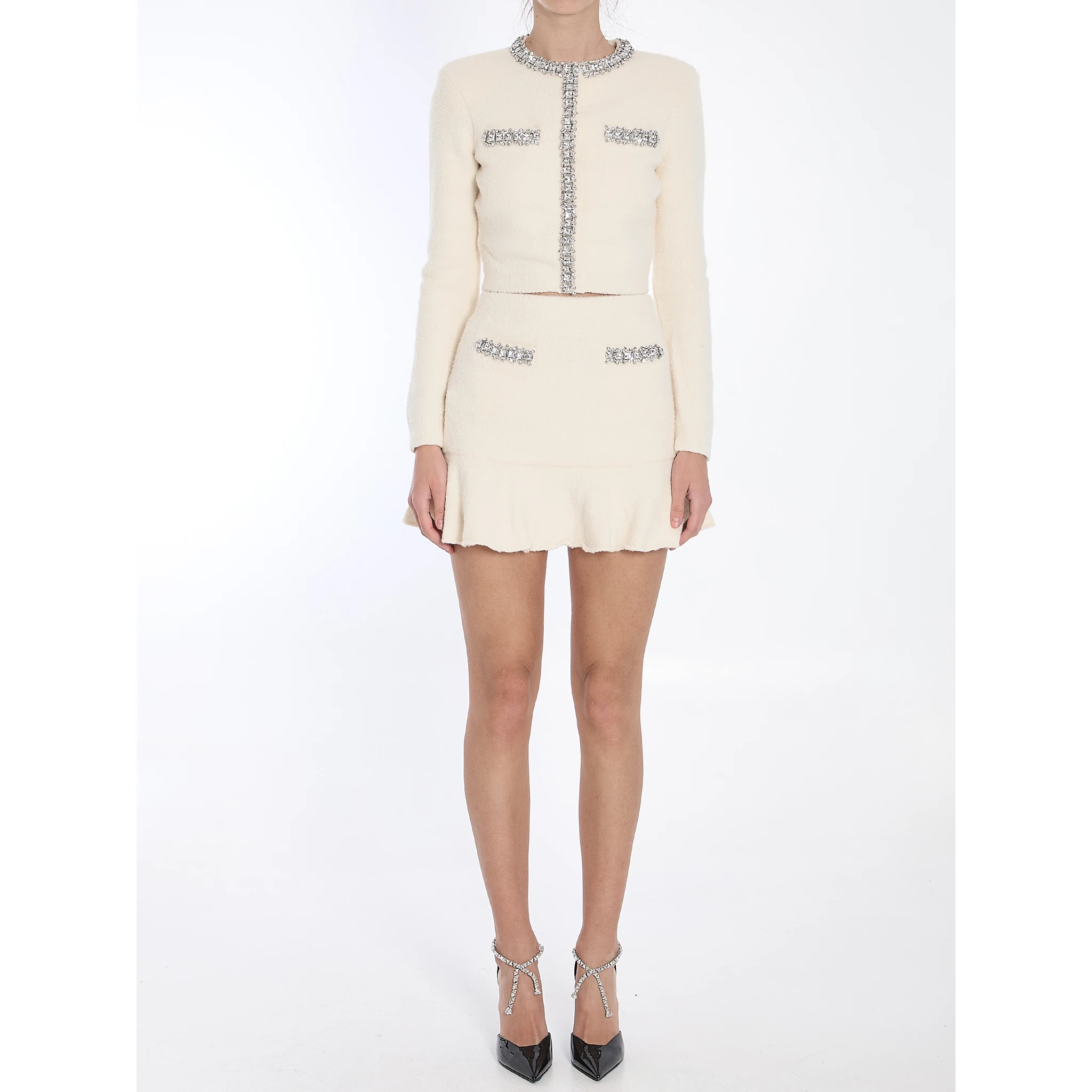 Soft knit mini skirt