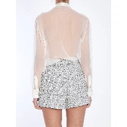 Chiffon pussy bow shirt