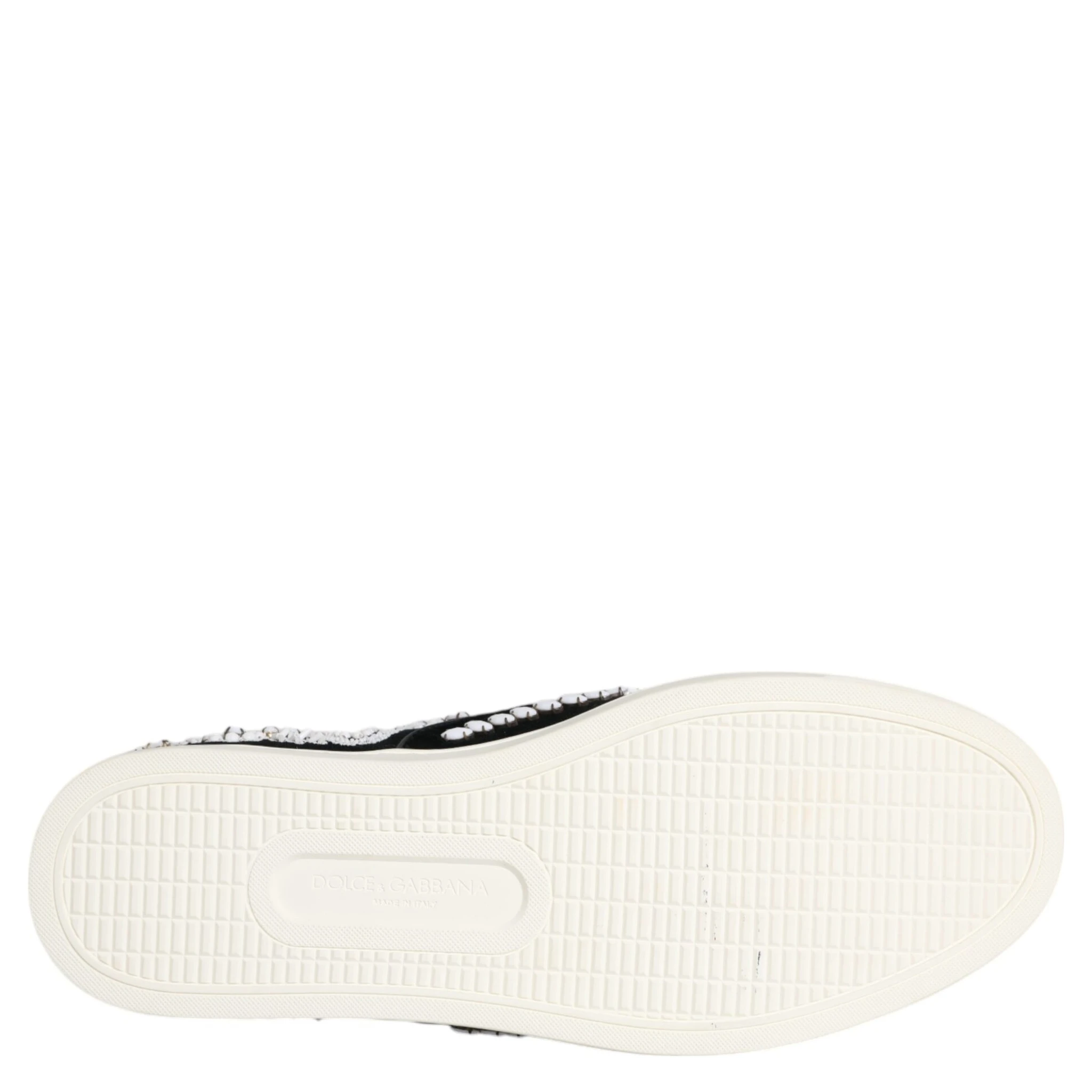 Black Embellished London Men Slip On Shoes