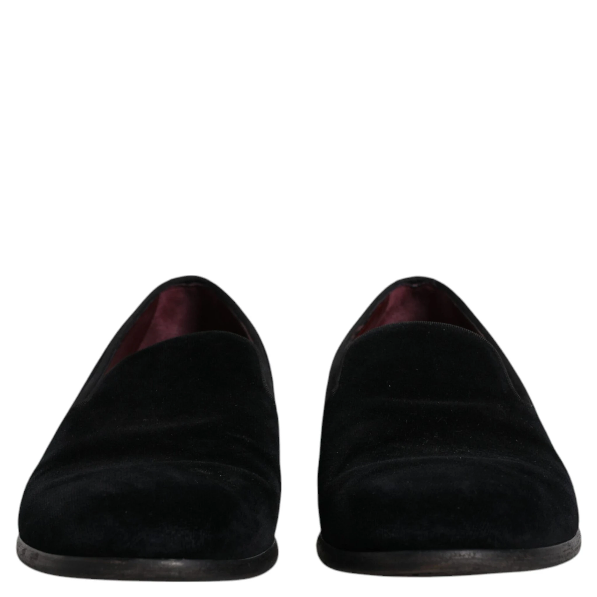 Black Velvet Loafers Formal Men Dress Shoes