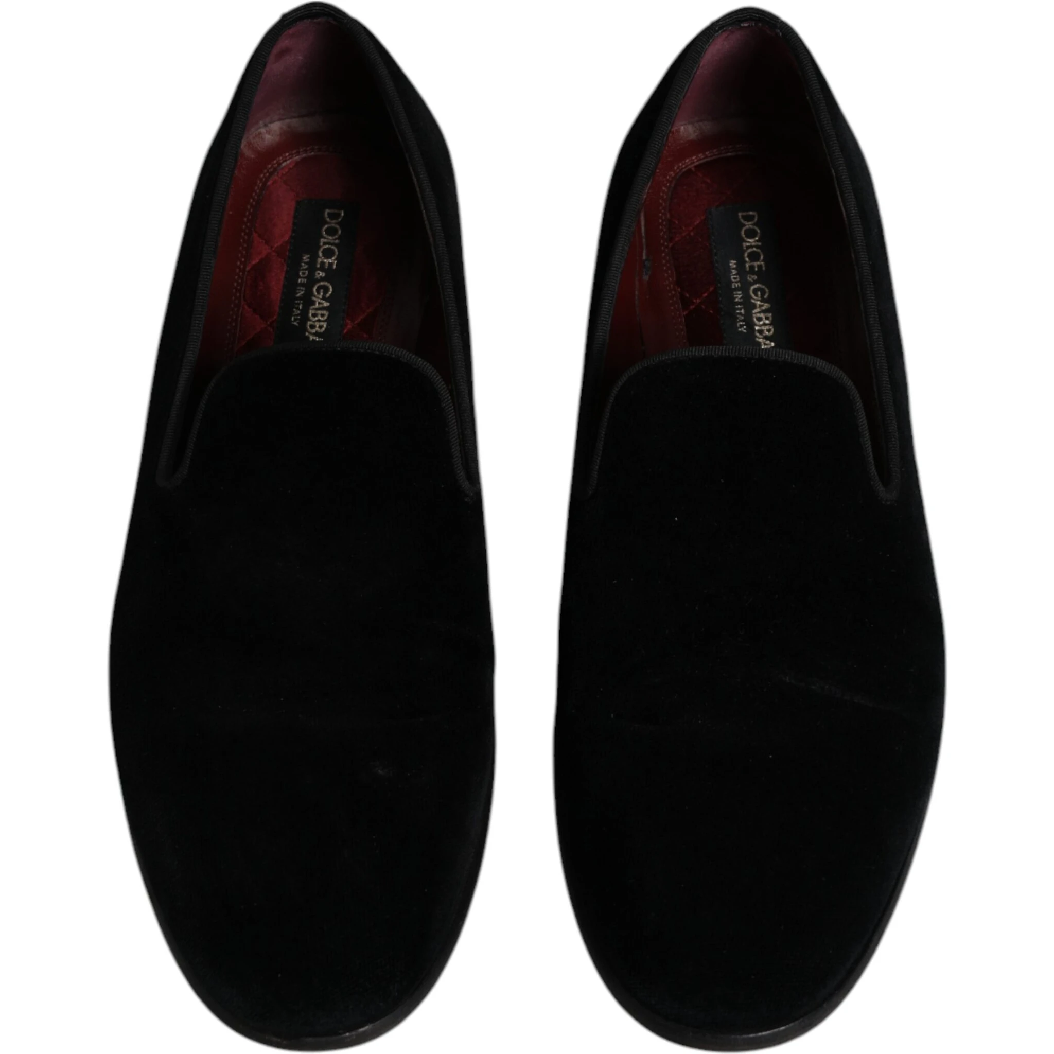 Black Velvet Loafers Formal Men Dress Shoes
