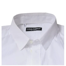 White Cotton Long Sleeve Formal Dress Shirt