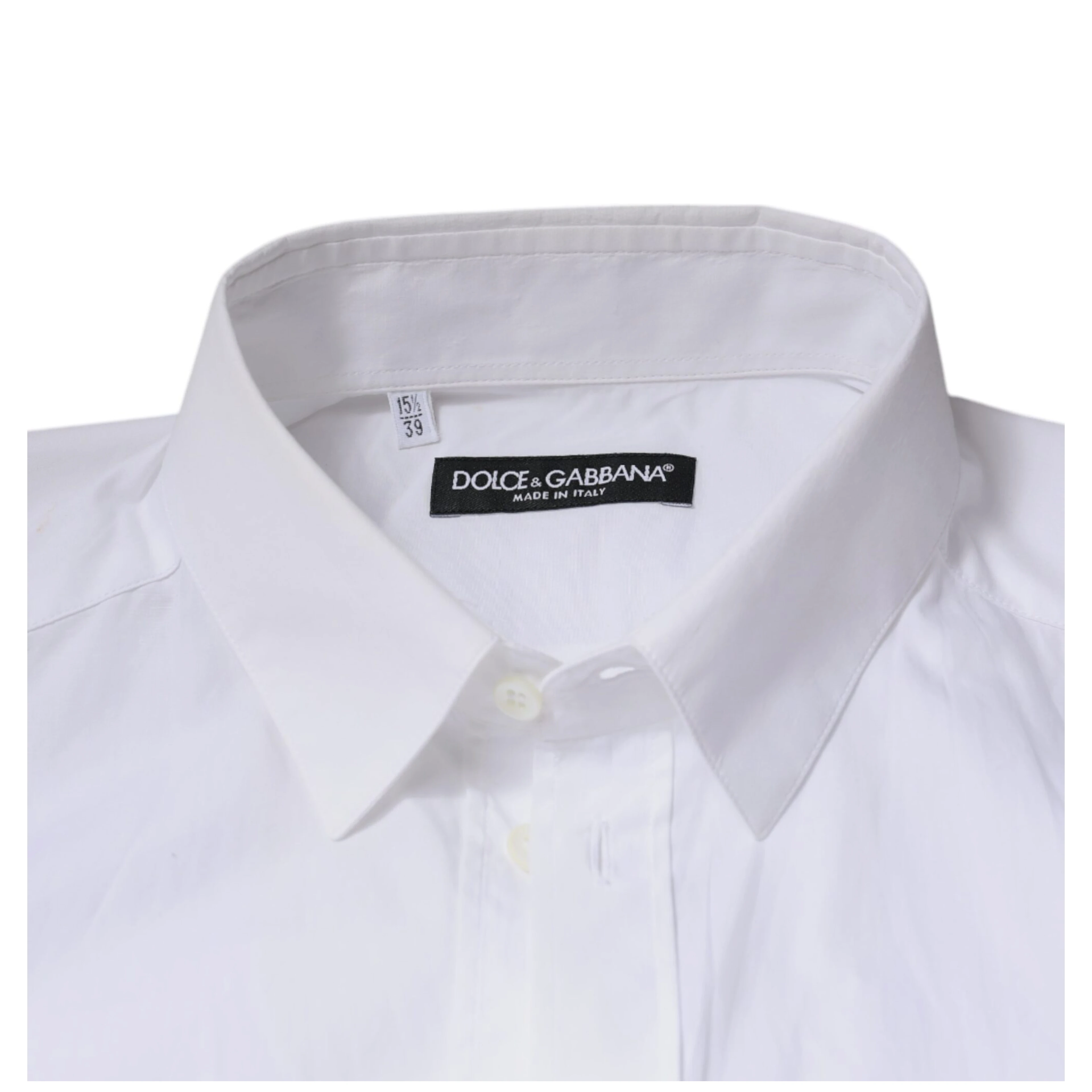 White Cotton Long Sleeve Formal Dress Shirt