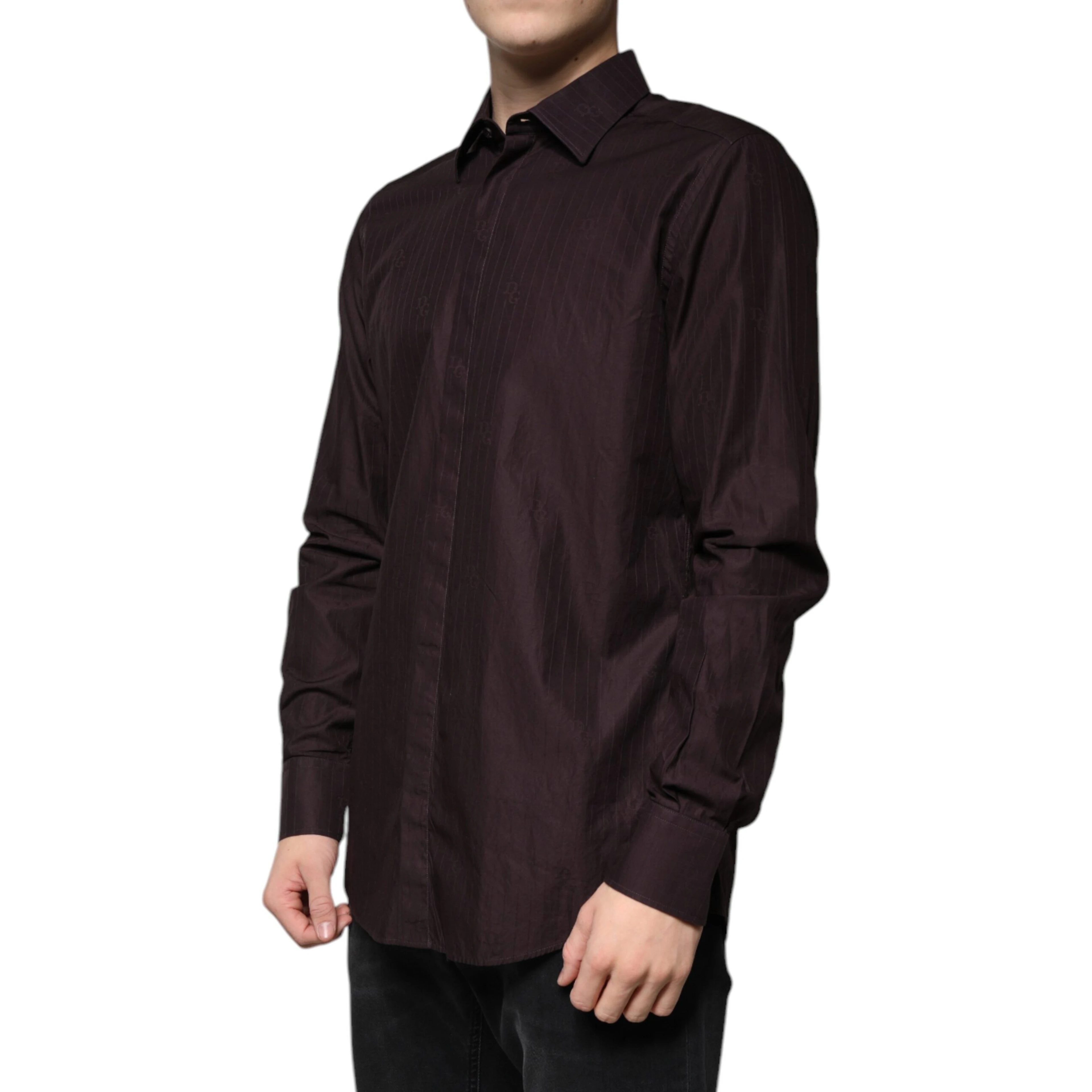 Purple Cotton Slim Fit MARTINI Dress Shirt