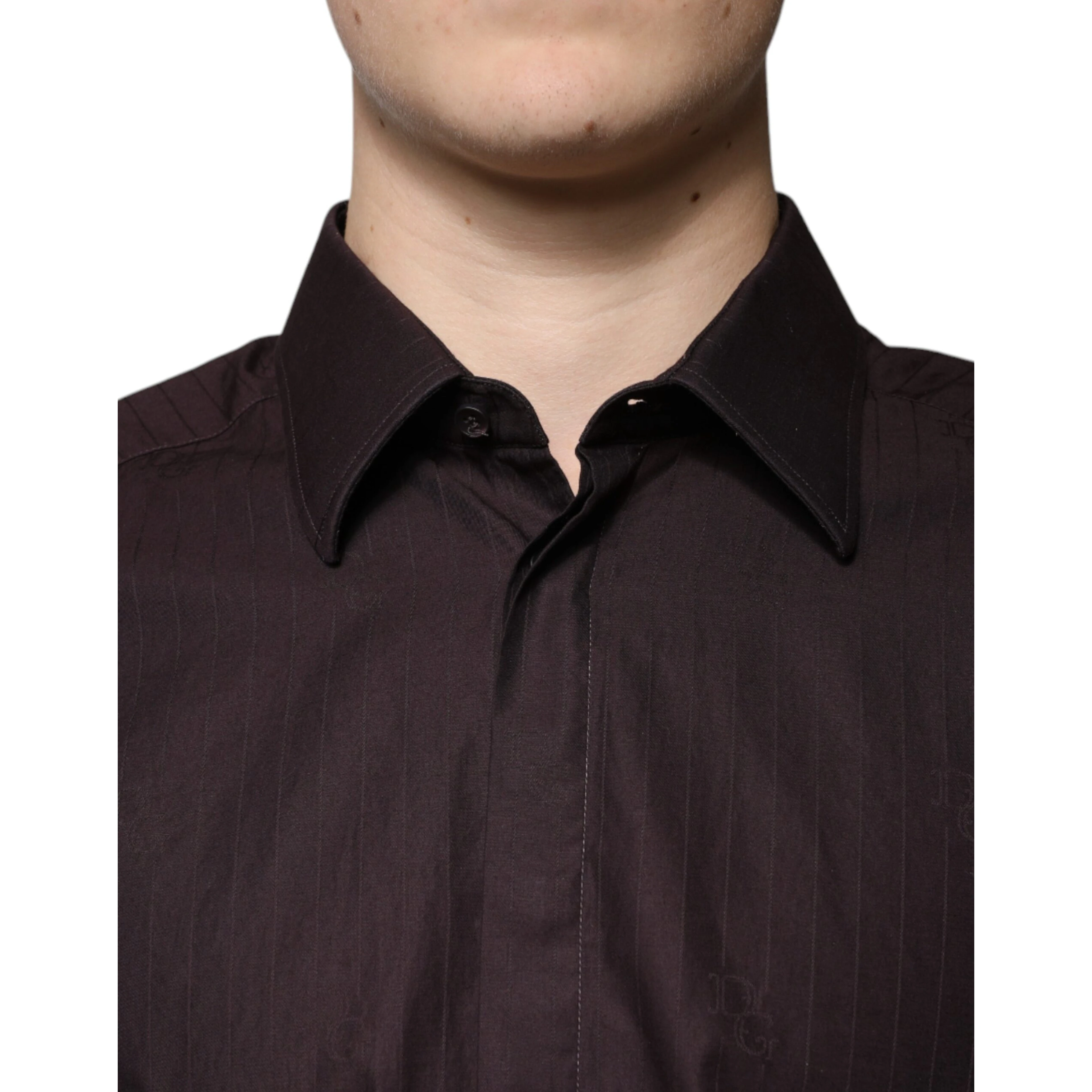Purple Cotton Slim Fit MARTINI Dress Shirt