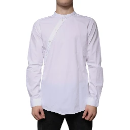 White Cotton Slim Fit MARTINI Dress Shirt