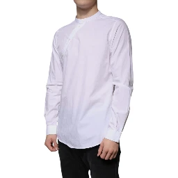 White Cotton Slim Fit MARTINI Dress Shirt
