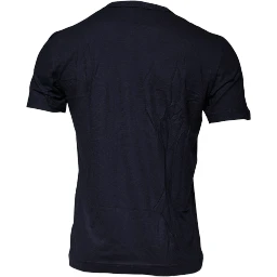 Blue D&G King Of Love Cotton Crew Neck T-shirt