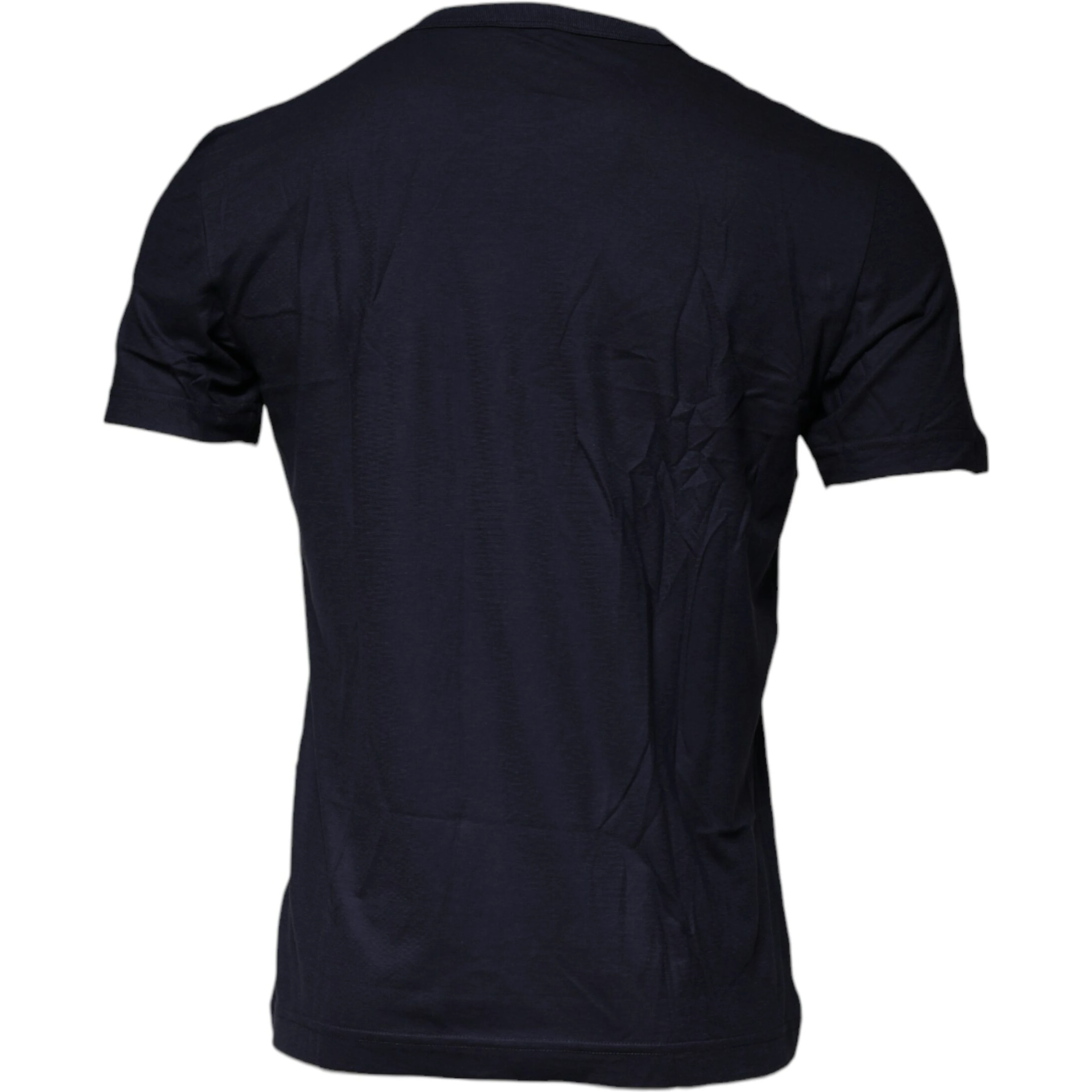 Blue D&G King Of Love Cotton Crew Neck T-shirt