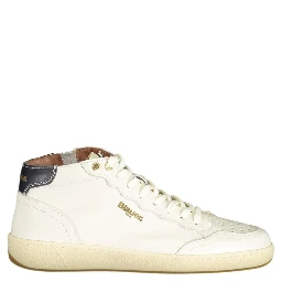 White Polyester Sneaker