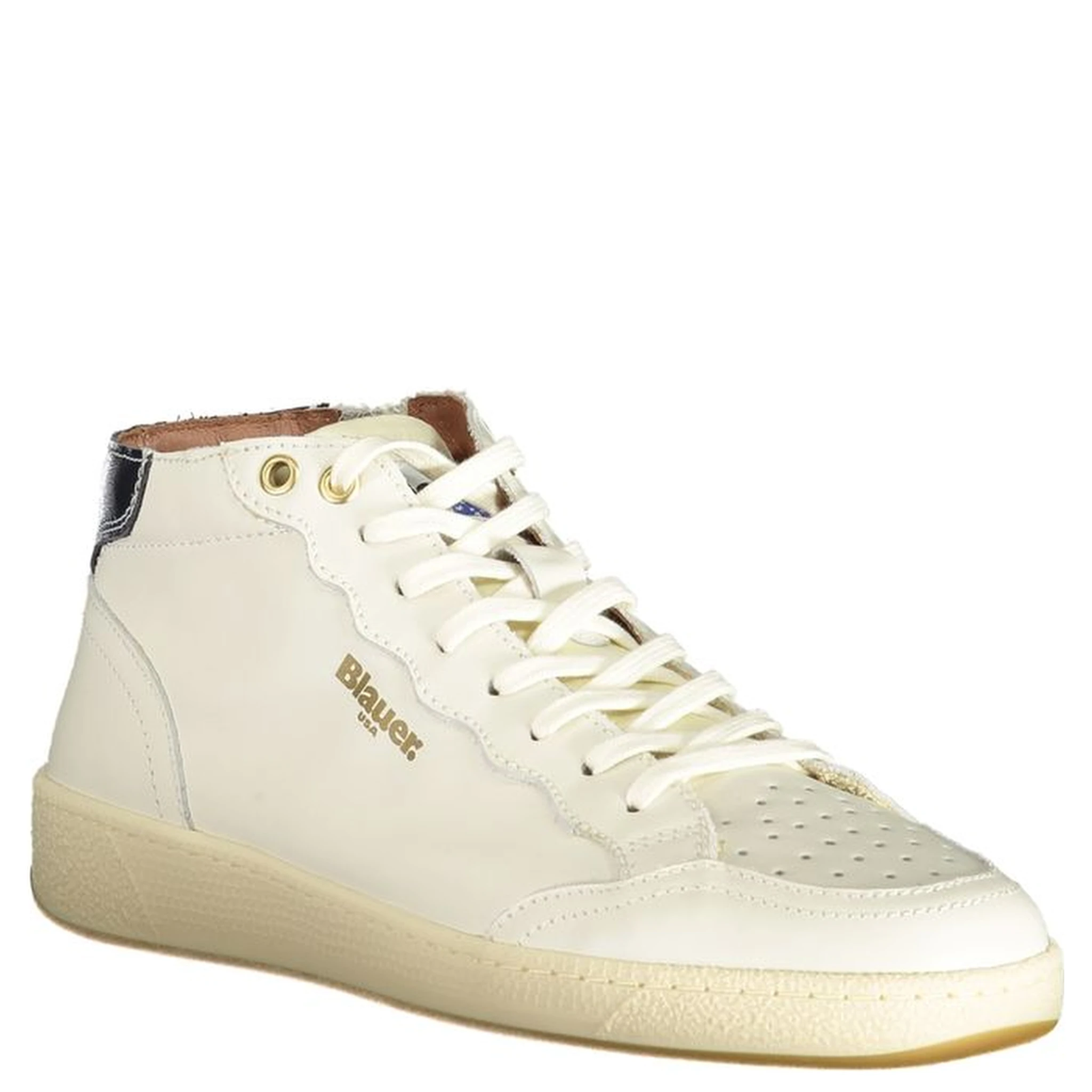 White Polyester Sneaker