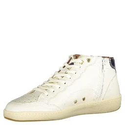 White Polyester Sneaker