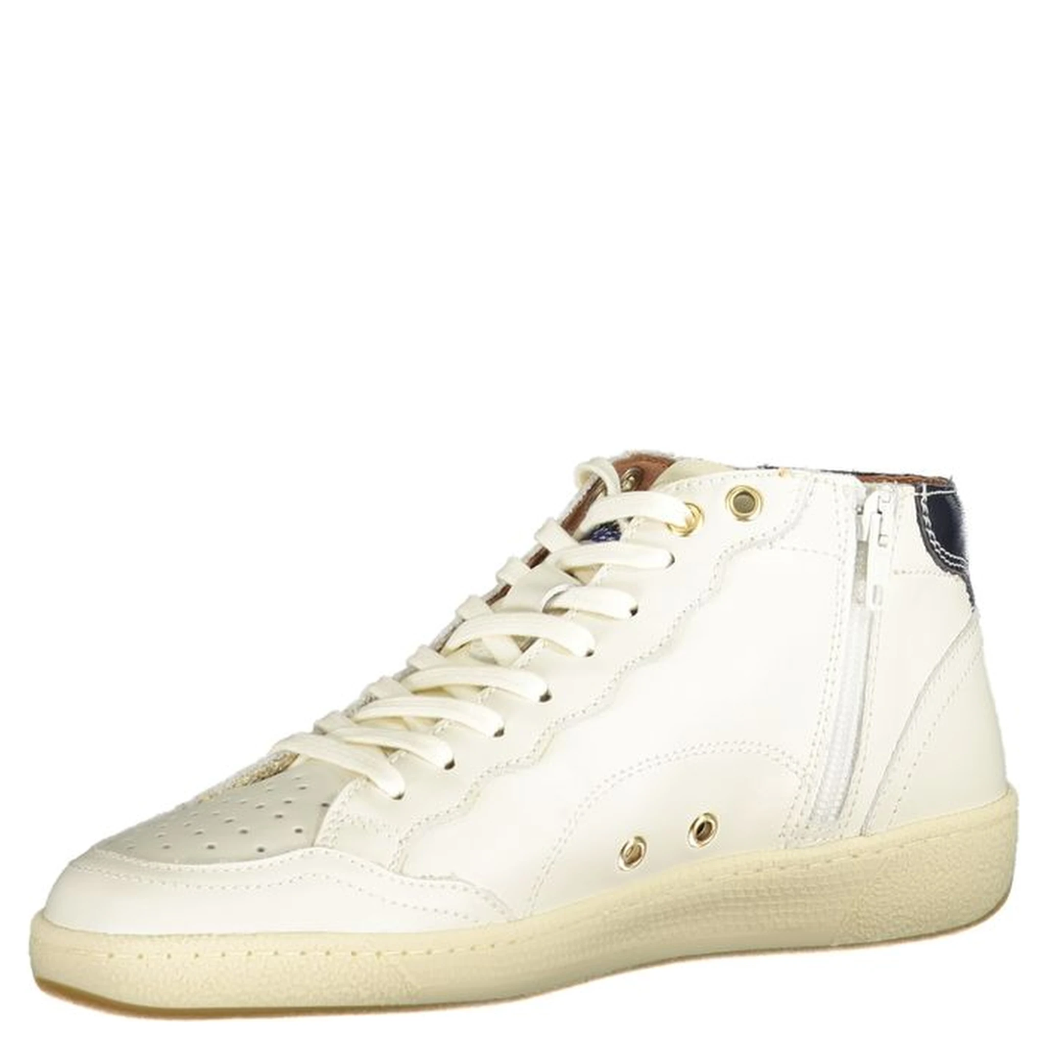 White Polyester Sneaker